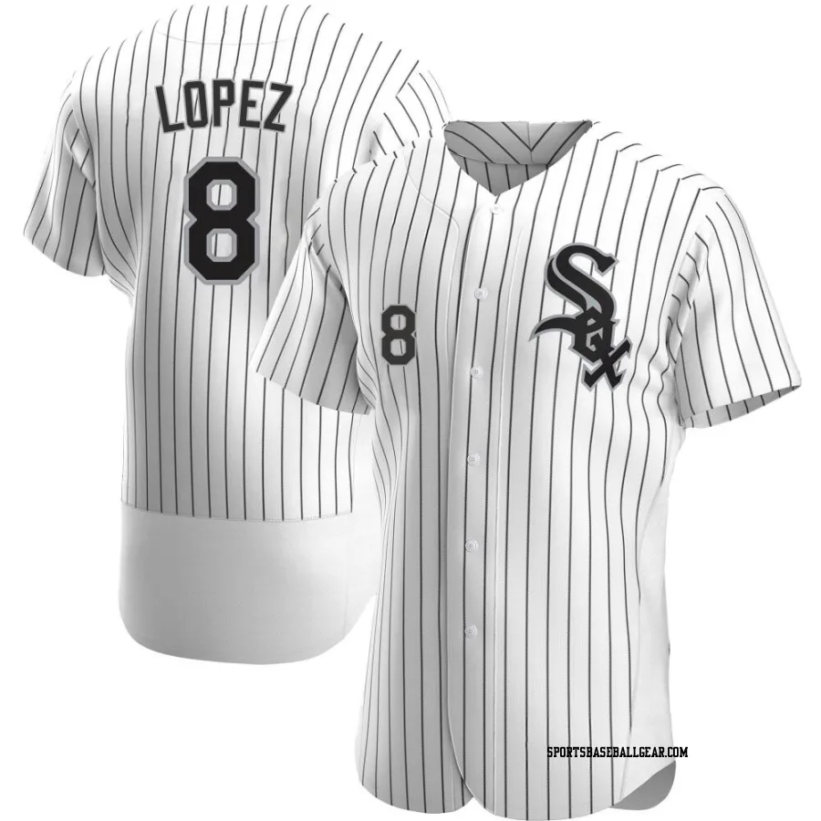 Nicky Lopez Men's Chicago White Sox White Authentic Home Jersey