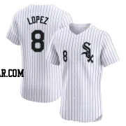 Nicky Lopez Men's Chicago White Sox White Elite Home Jersey