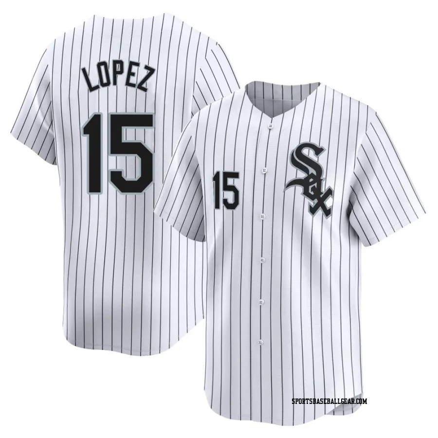 Nicky Lopez Men's Chicago White Sox White Limited Home Jersey