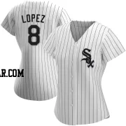 Nicky Lopez Women's Chicago White Sox White Authentic Home Jersey