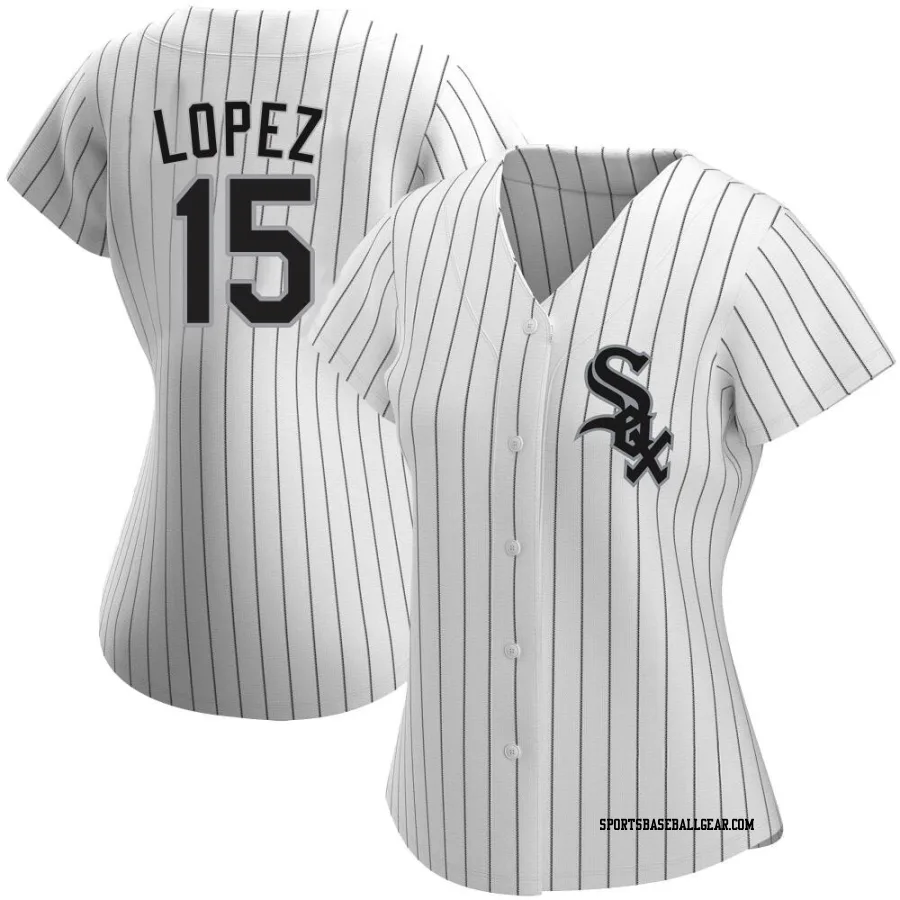 Nicky Lopez Women's Chicago White Sox White Authentic Home Jersey