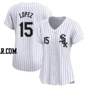 Nicky Lopez Women's Chicago White Sox White Limited Home Jersey