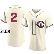 Nico Hoerner Men's Chicago Cubs Cream Authentic 2022 Field Of Dreams Jersey