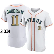 Niko Goodrum Men's Houston Astros Gold Authentic White 2023 Collection Jersey