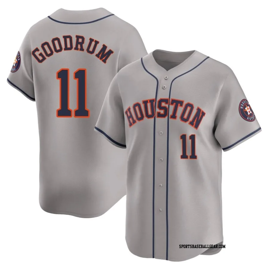 Niko Goodrum Men's Houston Astros Gray Limited Away Jersey