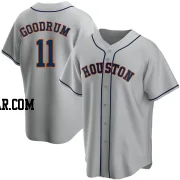 Niko Goodrum Men's Houston Astros Gray Replica Road Jersey