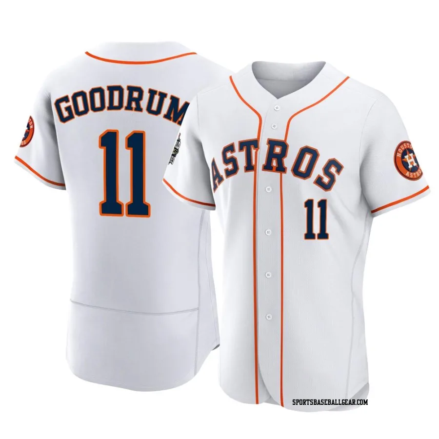 Niko Goodrum Men's Houston Astros White Authentic 2022 World Series Home Jersey