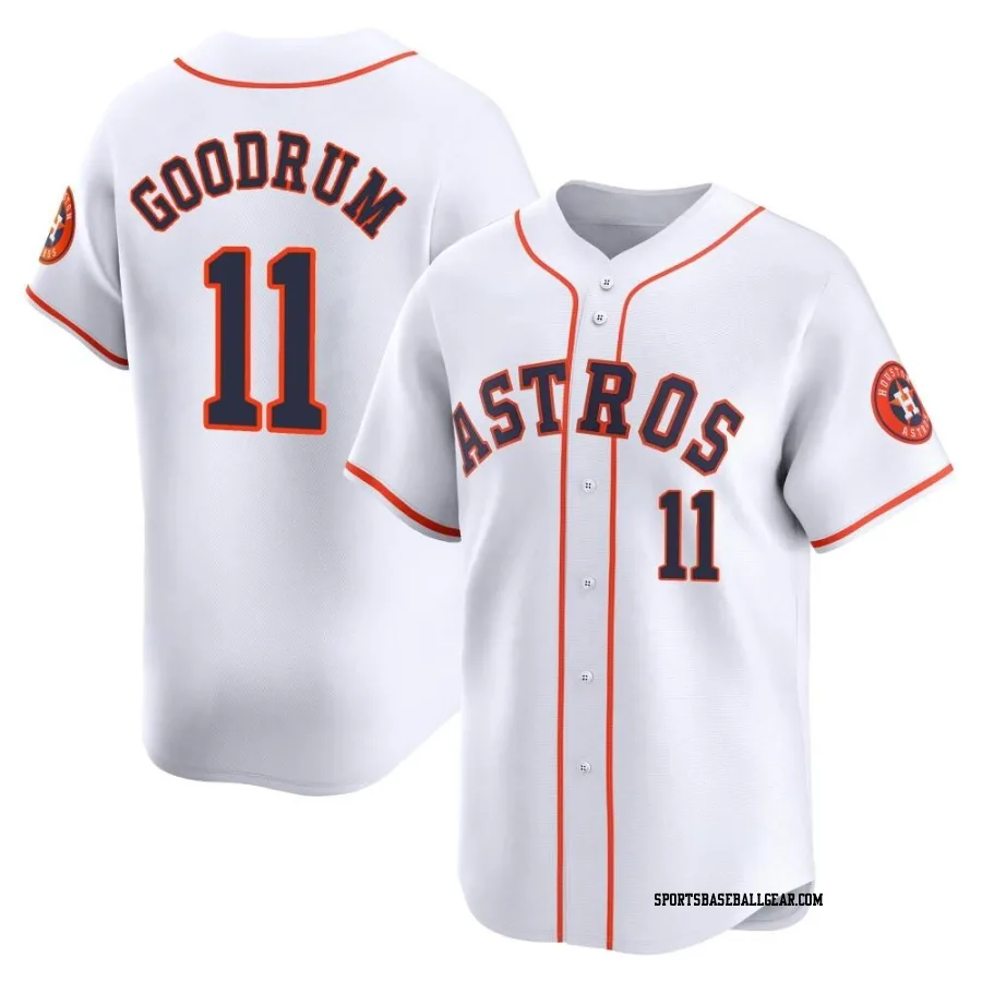 Niko Goodrum Men's Houston Astros White Limited Home Jersey