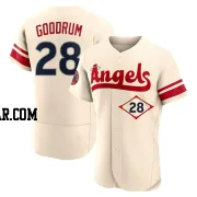 Niko Goodrum Men's Los Angeles Angels Cream Authentic 2022 City Connect Jersey