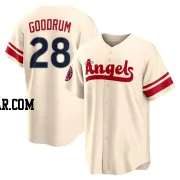 Niko Goodrum Men's Los Angeles Angels Cream Replica 2022 City Connect Jersey