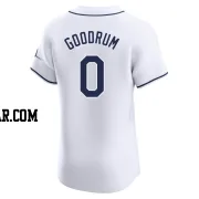 Niko Goodrum Men's Tampa Bay Rays White Elite Home Jersey