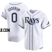 Niko Goodrum Men's Tampa Bay Rays White Limited Home Jersey