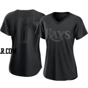 Niko Goodrum Women's Tampa Bay Rays Black Authentic Pitch Fashion Jersey