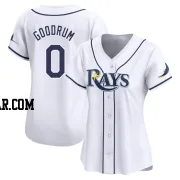 Niko Goodrum Women's Tampa Bay Rays White Limited Home Jersey