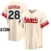 Niko Goodrum Youth Los Angeles Angels Cream Replica 2022 City Connect Jersey