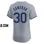 Noah Cameron Men's Kansas City Royals Gray Elite Road Jersey