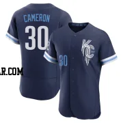 Noah Cameron Men's Kansas City Royals Navy Authentic 2022 City Connect Jersey