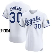 Noah Cameron Men's Kansas City Royals White Elite Home Jersey