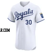 Noah Cameron Men's Kansas City Royals White Elite Home Jersey