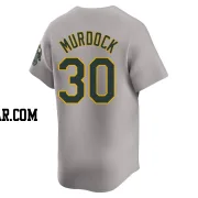 Noah Murdock Men's Oakland Athletics Gray Limited Away Jersey