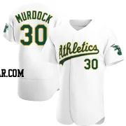 Noah Murdock Men's Oakland Athletics White Authentic Home Jersey