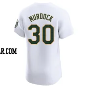 Noah Murdock Men's Oakland Athletics White Elite Home Jersey