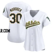 Noah Murdock Women's Oakland Athletics White Limited Home Jersey