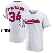 Noah Syndergaard Men's Cleveland Guardians White Authentic Home Jersey