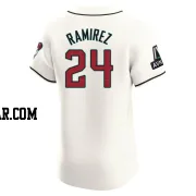 Noe Ramirez Men's Arizona Diamondbacks Cream Elite Home Patch Jersey