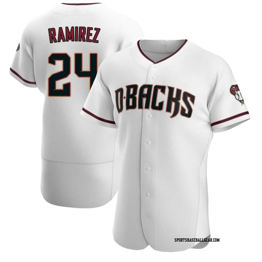 Noe Ramirez Men's Arizona Diamondbacks White/Crimson Authentic Home Jersey