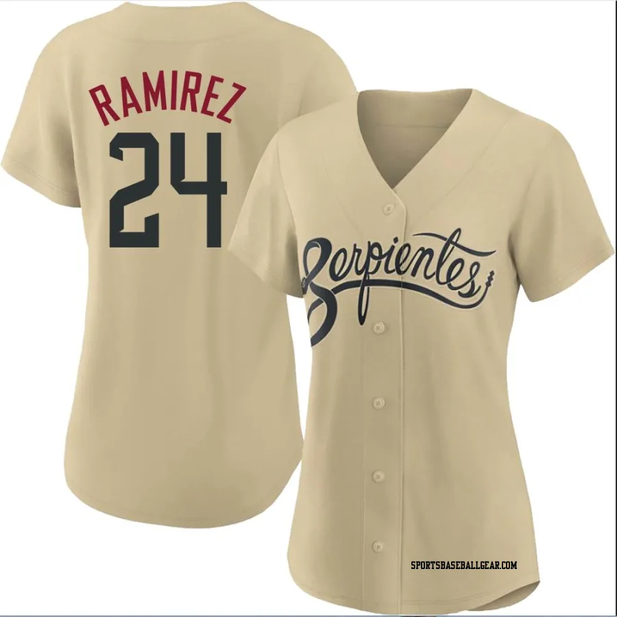 Noe Ramirez Women's Arizona Diamondbacks Gold Authentic 2021 City Connect Cool Base Jersey