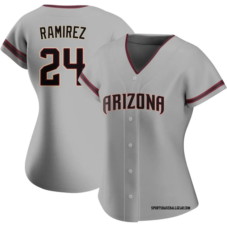 Noe Ramirez Women's Arizona Diamondbacks Gray Replica Road Jersey