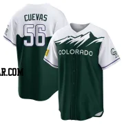 Noel Cuevas Men's Colorado Rockies Green Replica 2022 City Connect Jersey