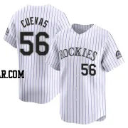 Noel Cuevas Men's Colorado Rockies White Limited Home Jersey