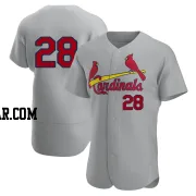 Nolan Arenado Men's St. Louis Cardinals Gray Authentic Road Jersey