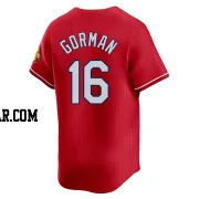 Nolan Gorman Youth St. Louis Cardinals Red Limited 2024 City Connect Jersey