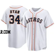 Nolan Ryan Men's Houston Astros White Replica 2022 World Series Home Jersey