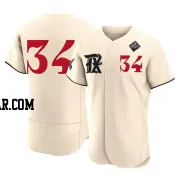 Nolan Ryan Men's Texas Rangers Cream Authentic 2023 City Connect 2023 World Series Jersey