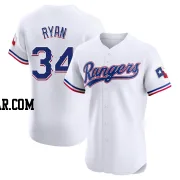 Nolan Ryan Men's Texas Rangers White Elite Home Jersey