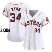 Nolan Ryan Women's Houston Astros White Limited Home Jersey