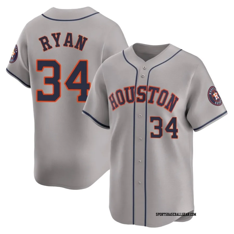 Nolan Ryan Youth Houston Astros Gray Limited Away Jersey