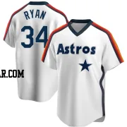 Nolan Ryan Youth Houston Astros White Replica Home Cooperstown Collection Team Jersey