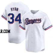 Nolan Ryan Youth Texas Rangers Gold Limited White 2024 Collection Jersey