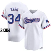 Nolan Ryan Youth Texas Rangers White Limited Home Jersey