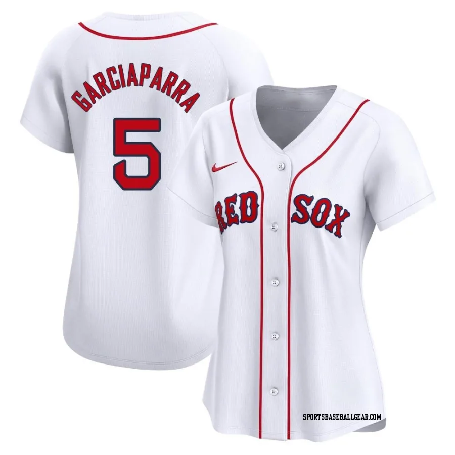 Nomar Garciaparra Women's Boston Red Sox White Limited Home Jersey