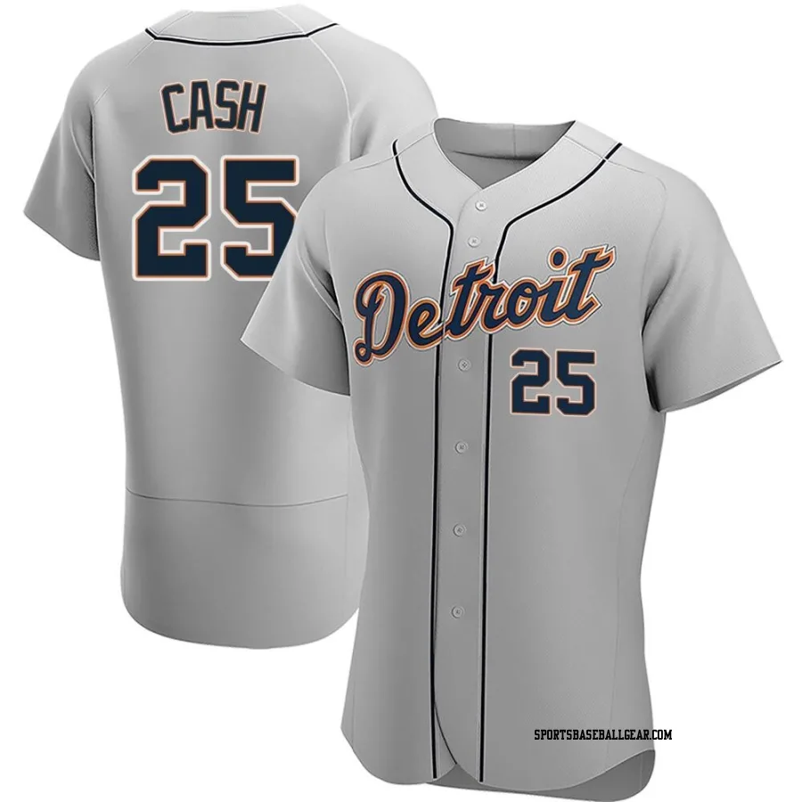 Norm Cash Men's Detroit Tigers Gray Authentic Road Jersey