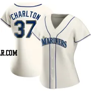 Norm Charlton Women's Seattle Mariners Cream Authentic Alternate Jersey