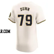 Oliver Dunn Men's Milwaukee Brewers Cream Elite Home Jersey