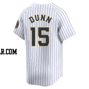 Oliver Dunn Men's Milwaukee Brewers White Limited Alternate Jersey