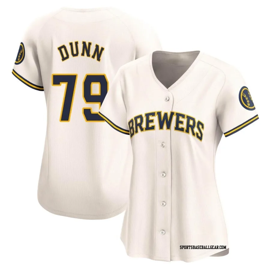 Oliver Dunn Women's Milwaukee Brewers Cream Limited Home Jersey